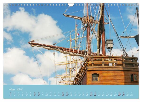 Produktbild: SAIL Bremerhaven. Segelspektakel zum Wegtr&auml;umen (Wandkalender 2026 DIN A3 quer), CALVENDO Monatskalender
