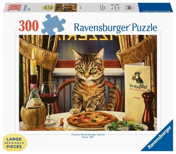 Erwachsenenpuzzle 300 Teile Large Pieces - Dinner for One