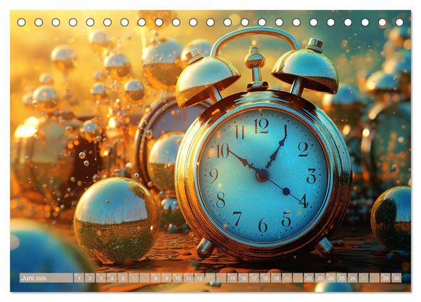 Produktbild: Surreale Uhren (Tischkalender 2026 DIN A5 quer), CALVENDO Monatskalender
