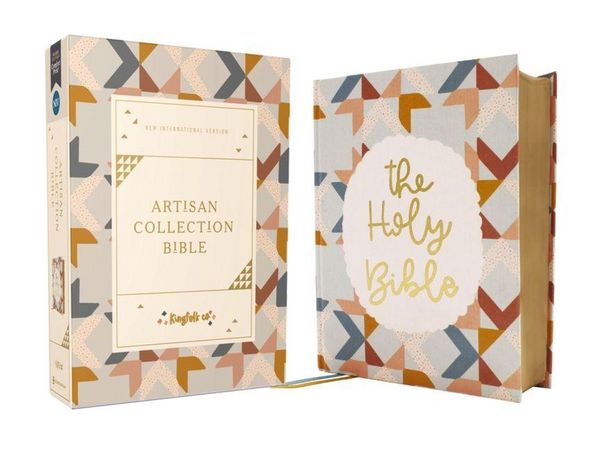 Produktbild: Niv, Artisan Collection Bible, Cloth Over Board, Multi-Color/Quilted, Red Letter, Comfort Print