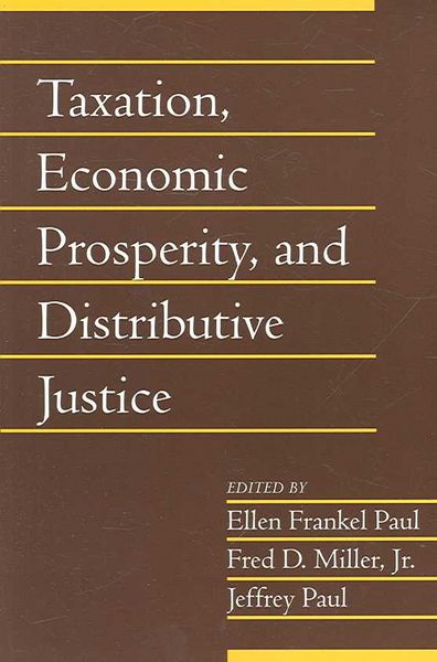 Produktbild: Taxation, Economic Prosperity, and Distributive Justice