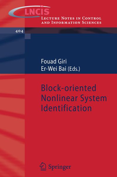 Produktbild: Block-oriented Nonlinear System Identification