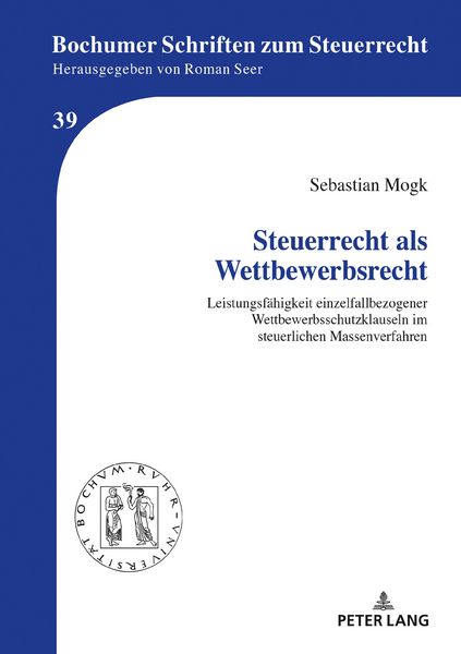 Produktbild: Steuerrecht als Wettbewerbsrecht