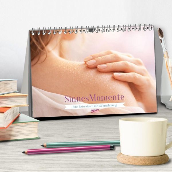 Produktbild: Sinnesmomente - Eine Reise durch die Wahrnehmung (Tischkalender 2027 DIN A5 quer), CALVENDO Monatskalender