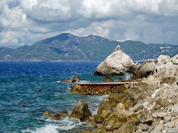 Produktbild: CALVENDO Puzzle Aktas Beach | 1000 Teile Lege-Gr&ouml;&szlig;e 64x48cm Foto-Puzzle f&uuml;r gl&uuml;ckliche Stunden