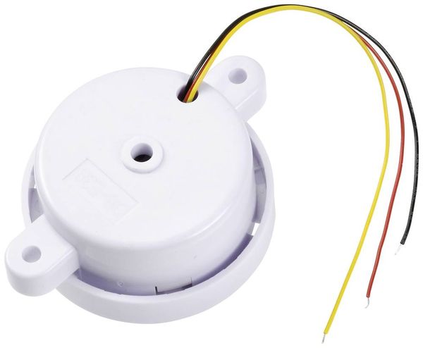 Produktbild: TRU COMPONENTS TC-9202116 Piezo-Signalgeber Ger&auml;usch-Entwicklung: 90 dB Spannung: 12 V/DC 1 St.