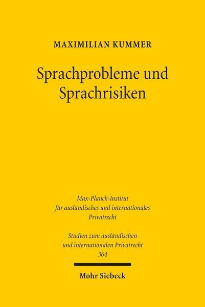 Produktbild: Sprachprobleme und Sprachrisiken