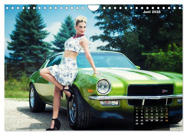 Produktbild: Rockabilly - Back to the 50s (Wandkalender 2026 DIN A4 quer), CALVENDO Monatskalender