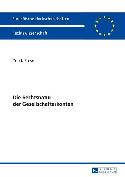 Produktbild: Die Rechtsnatur der Gesellschafterkonten