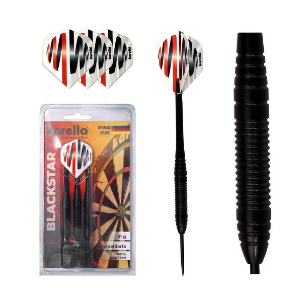 Produktbild: Karella - Steeldart Blackstar 21 gr., 3er Set