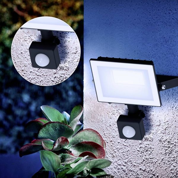 Produktbild: Philips LED Lois 929004642301 LED-Au&szlig;enstrahler mit Bewegungsmelder 20 W Leuchtfarben: Kaltwei&szlig;