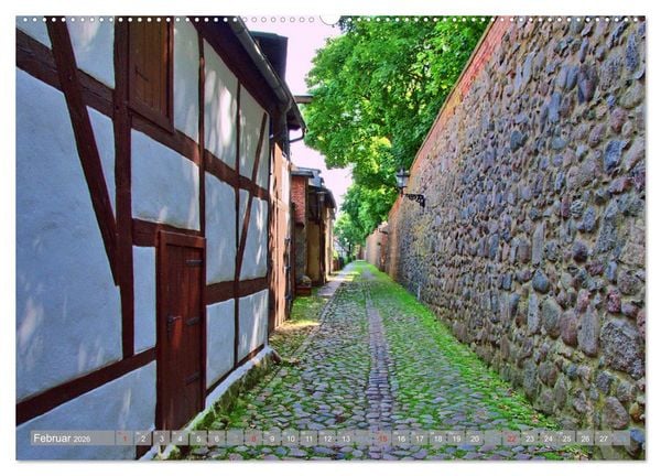 Produktbild: Neubrandenburg - Stadt der 4 T&uuml;rme (hochwertiger Premium Wandkalender 2026 DIN A2 quer), Kunstdruck in Hochglanz