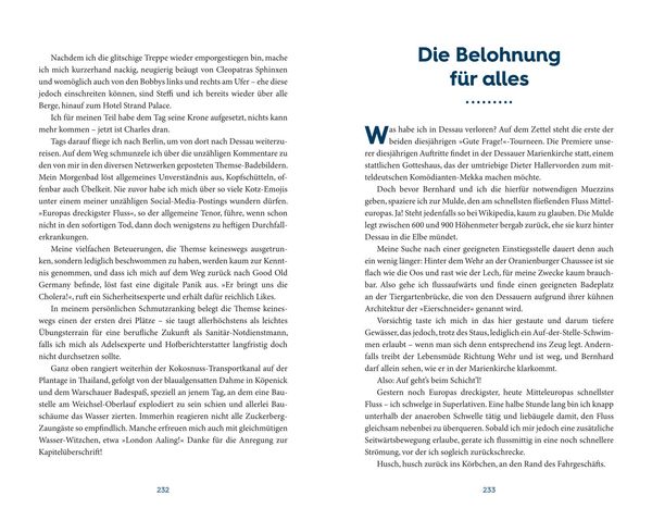 Herr Boning geht baden
