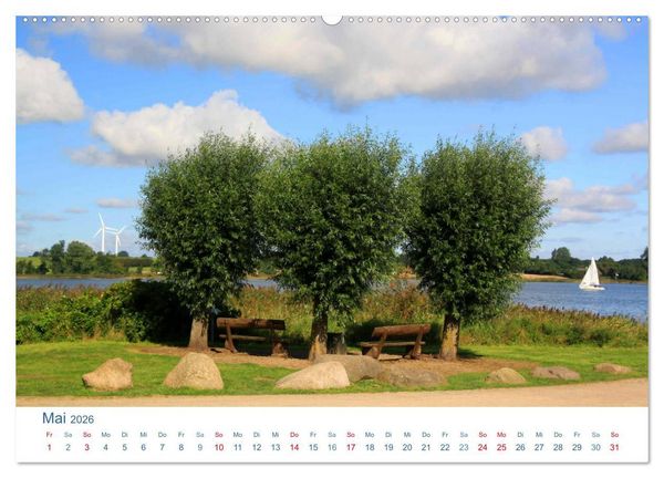 Produktbild: Sieseby 2026. Idyllisches Fl&auml;chendenkmal an der Schlei (Wandkalender 2026 DIN A2 quer), CALVENDO Monatskalender