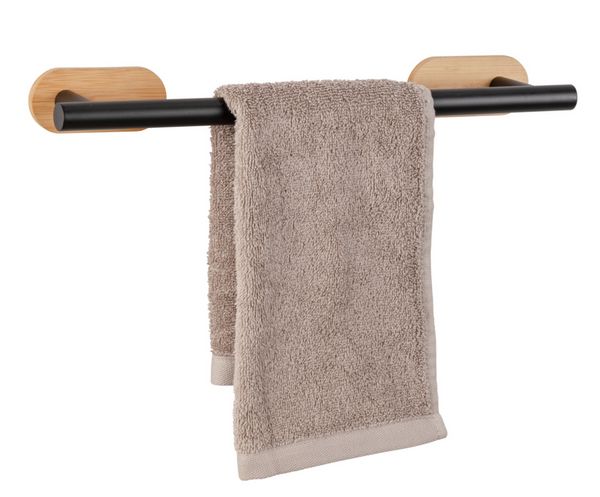 Produktbild: Turbo-Loc&reg; Badetuchstange Mod. Orea Bamboo, 40 cm, Befestigen ohne bohren