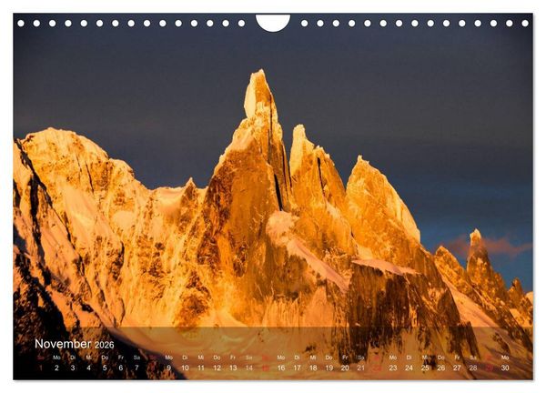 Produktbild: Faszinierende Landschaften der Welt: Traumberge und Wanderparadiese (Wandkalender 2026 DIN A4 quer), CALVENDO Monatskalender