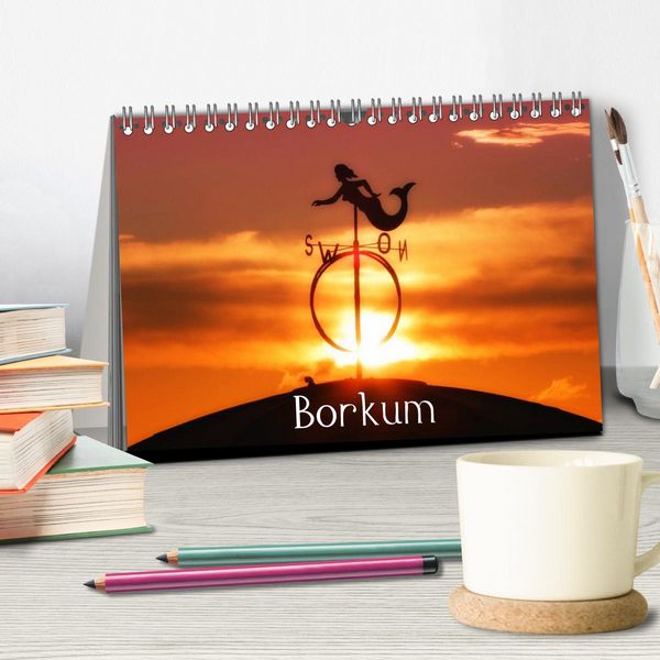 Produktbild: Borkum (Tischkalender 2026 DIN A5 quer), CALVENDO Monatskalender