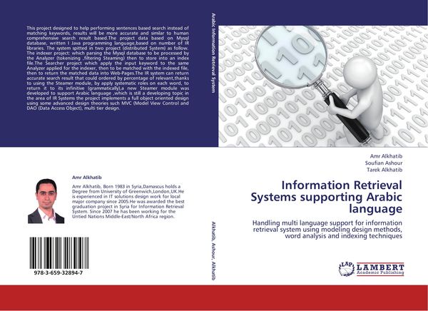 Produktbild: Information Retrieval Systems supporting Arabic language
