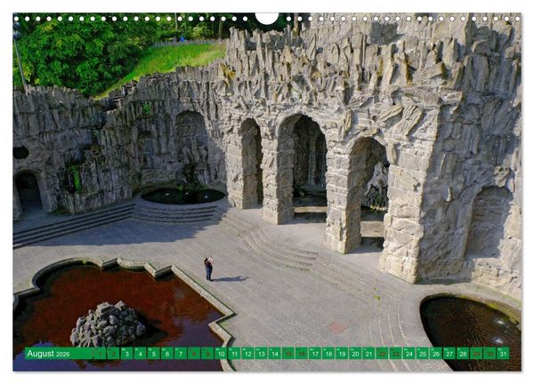 Produktbild: Bad Wilhelmsh&ouml;he Bergpark und Wasserspiele (Wandkalender 2026 DIN A3 quer), CALVENDO Monatskalender