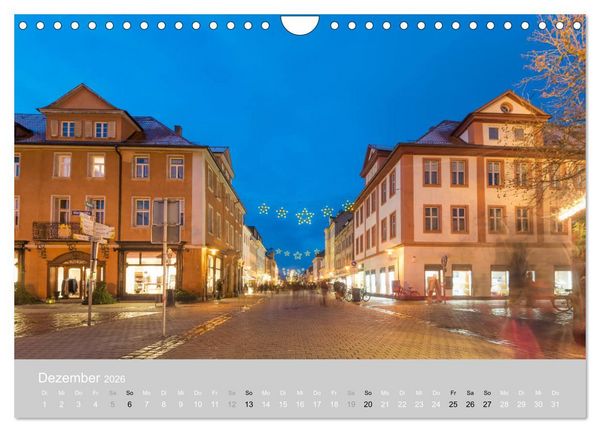 Produktbild: Hugenottenstadt Erlangen 2026 (Wandkalender 2026 DIN A4 quer), CALVENDO Monatskalender