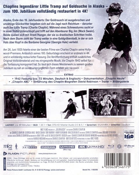 Produktbild: Goldrausch (4K Ultra HD) (+ Blu-ray)