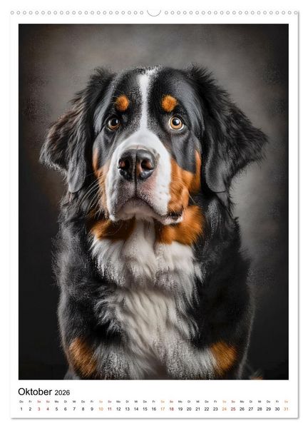 Produktbild: Hunde Lieblinge (Wandkalender 2026 DIN A2 hoch), CALVENDO Monatskalender