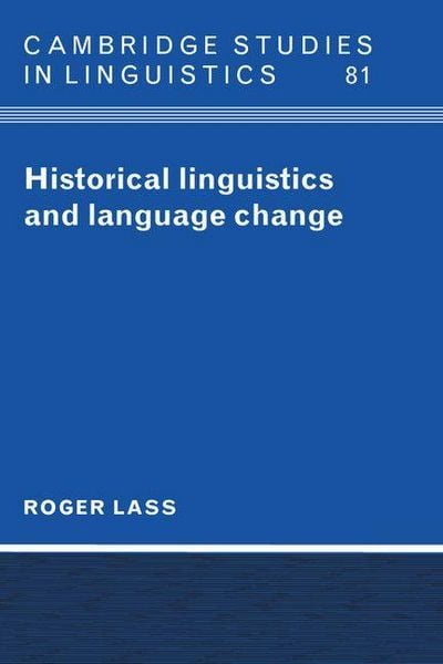 Produktbild: Historical Linguistics and Language Change