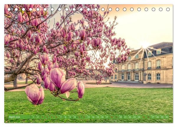 Produktbild: Malerisches Stuttgart (Tischkalender 2026 DIN A5 quer), CALVENDO Monatskalender
