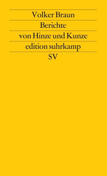 Produktbild: Berichte von Hinze und Kunze
