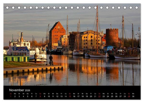 Produktbild: Univerit&auml;ts- und Hansestadt Greifswald (Tischkalender 2026 DIN A5 quer), CALVENDO Monatskalender