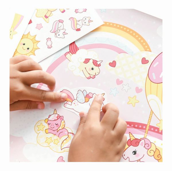 Produktbild: POPPIK - Kreativ Poster & Sticker Einh&ouml;rner