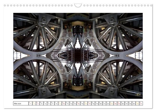 Produktbild: Faszination Spiegelung - Industrie und Technik (Wandkalender 2026 DIN A3 quer), CALVENDO Monatskalender