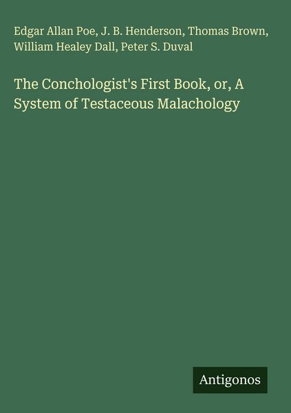 Produktbild: The Conchologist's First Book, or, A System of Testaceous Malachology