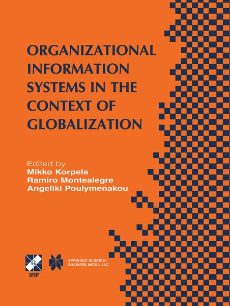 Produktbild: Organizational Information Systems in the Context of Globalization