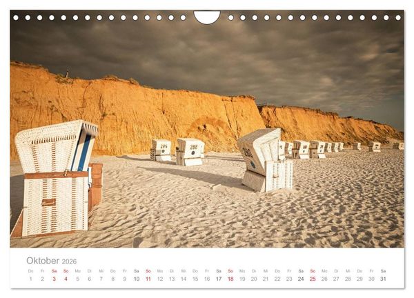 Produktbild: Sylter Lichtstimmungen (Wandkalender 2026 DIN A4 quer), CALVENDO Monatskalender