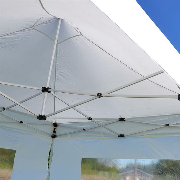 Produktbild: Falt Pavillon 3x3m wei&szlig;+2 Seitenteile