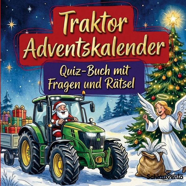 Produktbild: Traktor-Adventskalender: Quiz-Buch mit Fragen und R&auml;tsel