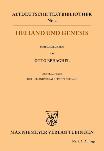 Produktbild: Heliand und Genesis