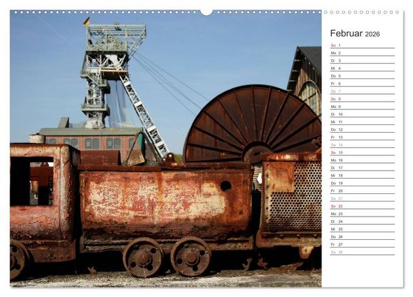 Produktbild: Auf der Route der Industriekultur (hochwertiger Premium Wandkalender 2026 DIN A2 quer), Kunstdruck in Hochglanz