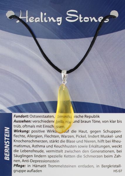 Produktbild: Bernstein Healing Stones Maxicard