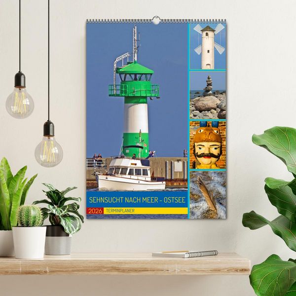 Produktbild: Sehnsucht nach Meer - Ostsee (Wandkalender 2026 DIN A2 hoch), CALVENDO Monatskalender
