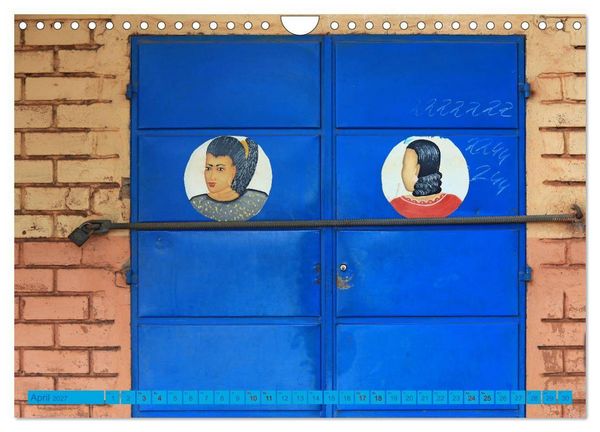 Produktbild: Benin M&auml;rkte Farben Voodoo (Wandkalender 2027 DIN A4 quer), CALVENDO Monatskalender