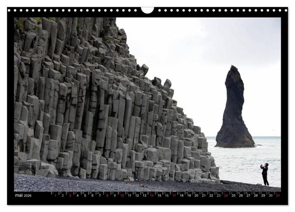 Produktbild: Balade en Islande (Calendrier mural 2026 DIN A3 vertical), CALVENDO calendrier mensuel