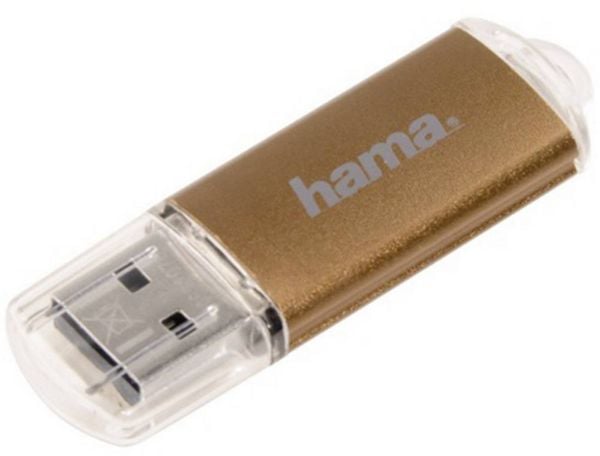 Produktbild: Hama Laeta USB-Stick 32GB Braun 91076 USB-A (USB 2.0)