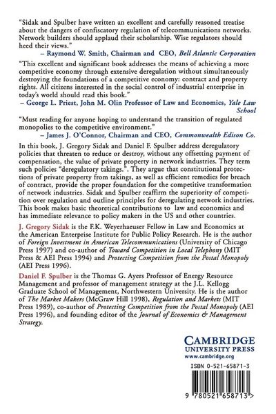 Produktbild: Deregulatory Takings and the Regulatory Contract