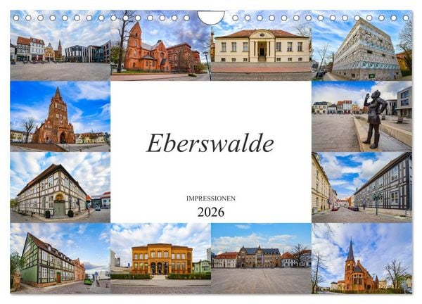 Produktbild: Eberswalde Impressionen (Wandkalender 2026 DIN A4 quer), CALVENDO Monatskalender