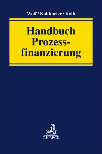 Produktbild: Handbuch Prozessfinanzierung