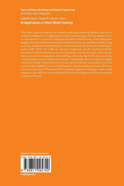 Produktbild: AI Applications in Sheet Metal Forming