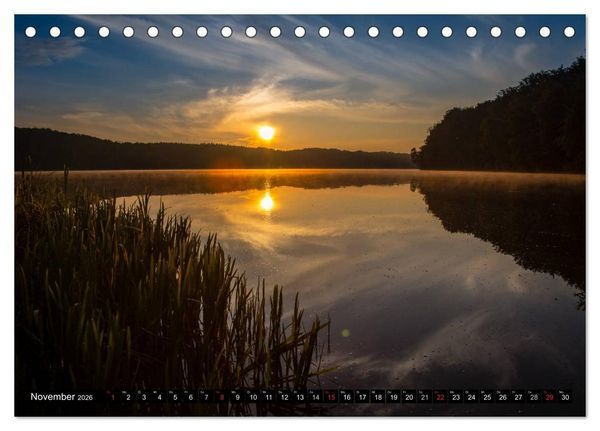 Produktbild: Die sch&ouml;nsten Sonnenaufg&auml;nge (Tischkalender 2026 DIN A5 quer), CALVENDO Monatskalender