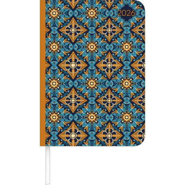 Produktbild: Lady Journal Oriental Pattern 2026 - Taschenkalender A6 (10,7x15,2 cm) - Weekly - 192 Seiten - Notiz-Buch - Termin-Planer - Alpha Edition